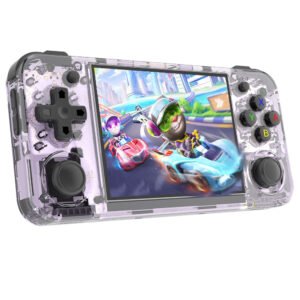 ANBERNIC RG35XX H Game Console 32GB + 64GB TF Card with 5000+ Games - Purple