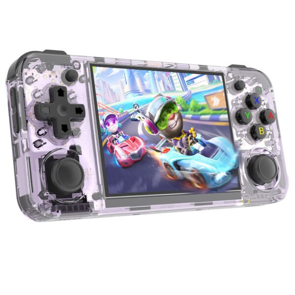 ANBERNIC RG35XX H Game Console 32GB + 64GB TF Card with 5000+ Games - Purple