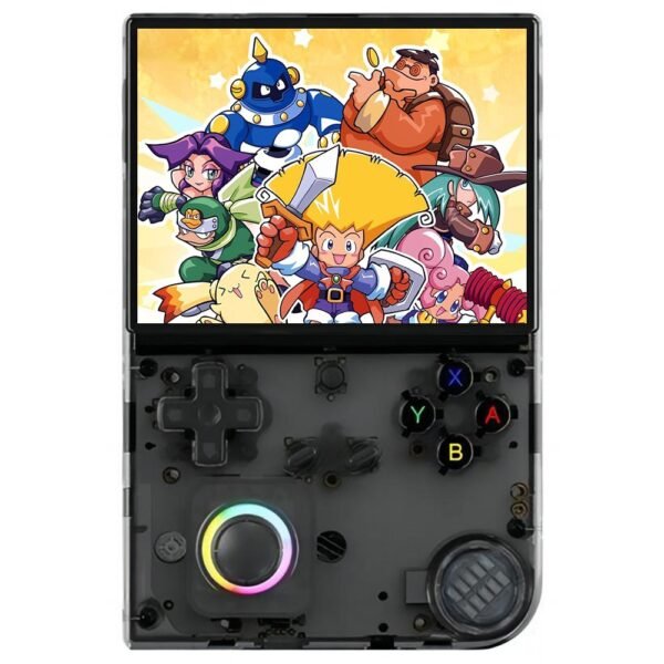 ANBERNIC RG40XXV Game Console 32GB TF Card + HDMI to Mini HDMI Cable + Protective Bag - Black