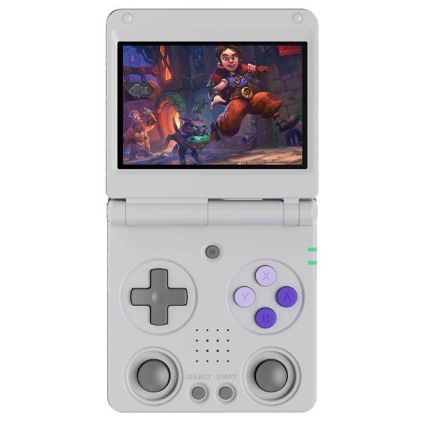 ANBERNIC RG34XXSP Flip Game Console 64GB Grey