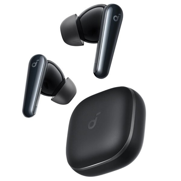 Anker Soundcore Liberty 5 ANC Earbuds, Dolby Audio, 2x Stronger Voice Reduction, Adaptive ANC 3.0, Up to 48 Hours Playtime - Black