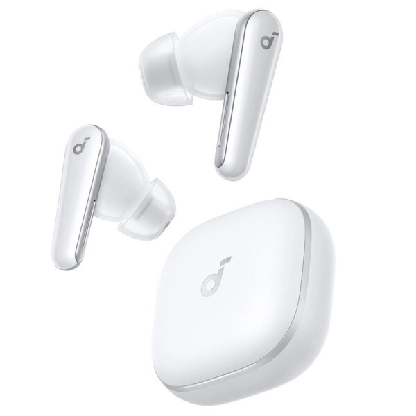 Anker Soundcore Liberty 5 ANC Earbuds, Dolby Audio, 2x Stronger Voice Reduction, Adaptive ANC 3.0, Up to 48 Hours Playtime - White