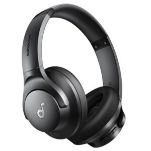 Anker Soundcore Q20i Hybrid ANC Headphones, 40 Hours Playtime (ANC on), Hi-Res Audio, Transparency Mode - Black