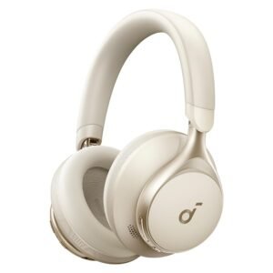 Anker Soundcore Space One ANC Headphones, App Control, 40 Hours with ANC on, 55 Hours with ANC off, Bluetooth 5.3 - White
