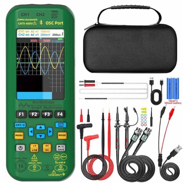 BSIDE O7 3 in 1 Oscilloscope Multimeter Green