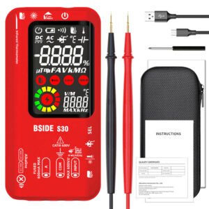 BSIDE S30 Digital Multimeter Red