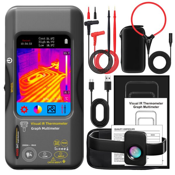 BSIDE SH7 Infrared Thermal Imager Multimeter with Lens and Coil