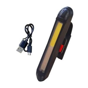 Bike Taillight 5 Lighting Modes USB Charging - Blue & White
