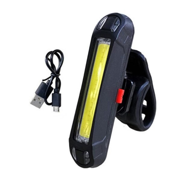 Bike Taillight 5 Lighting Modes USB Charging - Red & White