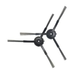 Robot Vacuum Cleaner Accessories Black Side Brush for ROIDMI EVA, 1 Pair
