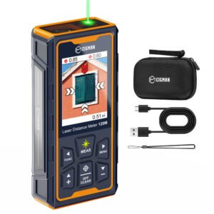 CIGMAN CD-120G Laser Distance Meter - 4x Camera, P2P Tech, 2.4" IPS Display, IP68 Waterproof
