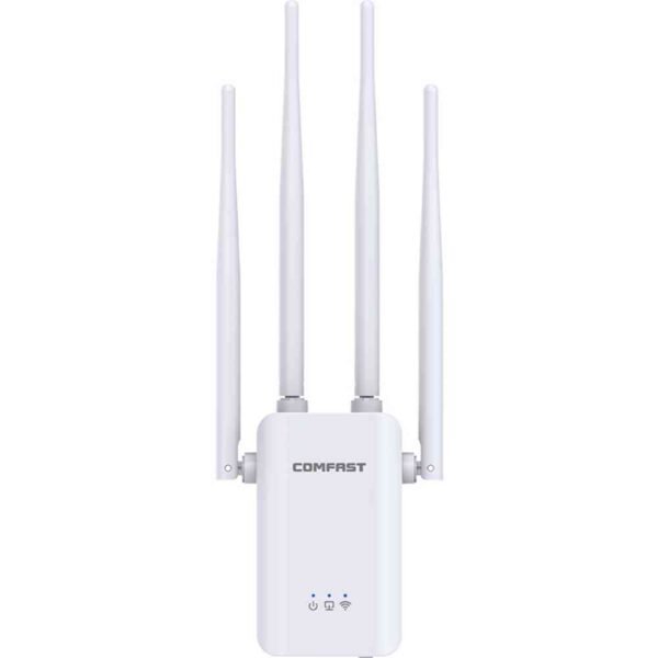COMFAST CF-WR304S V2 2.4G Wi-Fi Booster Router 300Mbps Signal Amplifier Long Range WiFi Signal Extend - EU