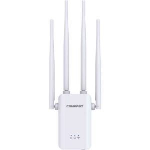 COMFAST CF-WR304S V2 2.4G Wi-Fi Booster Router 300Mbps Signal Amplifier Long Range WiFi Signal Extend - US