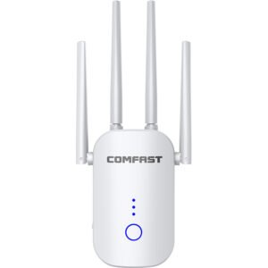 COMFAST CF-WR758AC WiFi Amplifier 1200Mbps Dual-band Antenna Extender Long Range Wi-Fi Signal Enhancer - US