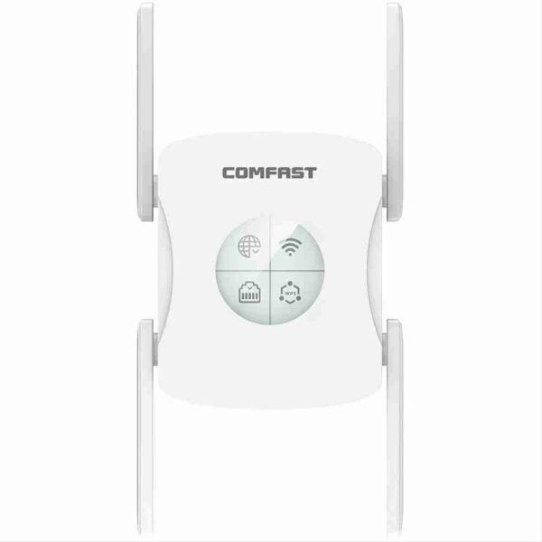 COMFAST CF-XR183 Wireless Router Repeater up to 1200M 4*2dBi Antennas WiFi Signal Repeater, WiFi 6 - EU