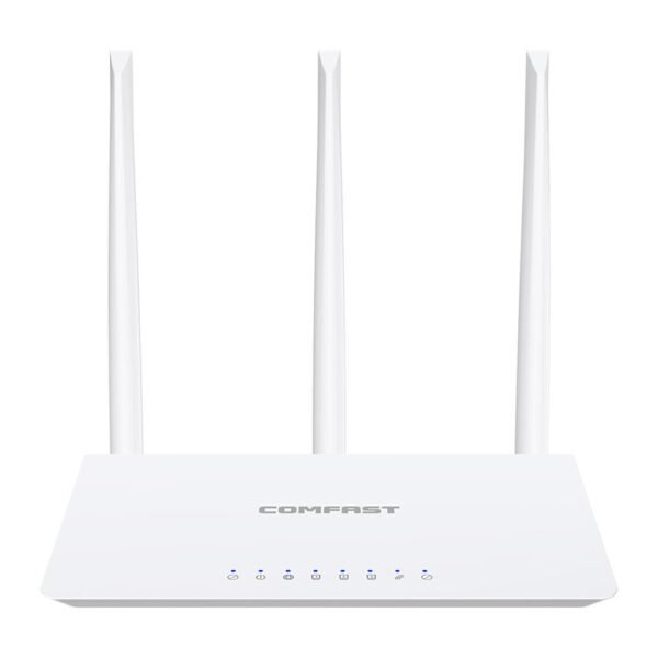 COMFAST WR613N 300Mbps Home Wireless Router with 3*3dBi High Gain Antennas Wider Coverage 3*10/100Mbps RJ45 Lan Port - US