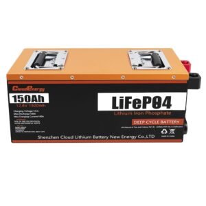 Cloudenergy 12V 150Ah LiFePO4 Battery Pack