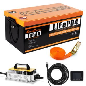 Cloudenergy 36V(38.4V) 105Ah LiFePO4 Golf Cart Battery