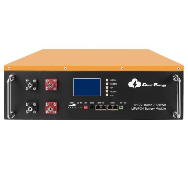 Cloudenergy 48V 150Ah Cabinet Type LiFePO4 Battery Pack