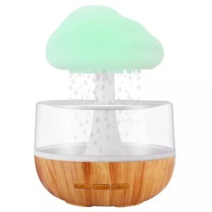 Colorful Rain Cloud Humidifier, 260ml Water Tank, 2000mAh Capacity, 3 Speed Adjustable, 7 Colors LED Light