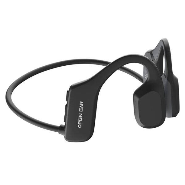 Coowoo OPEN EAR Bone-X1 Bone Conduction Earphone, Bluetooth 5.2, 7-Hour Playtime for Sports - Black