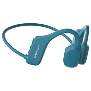 Coowoo OPEN EAR Bone-X1 Bone Conduction Earphone, Bluetooth 5.2, 7-Hour Playtime for Sports - Blue