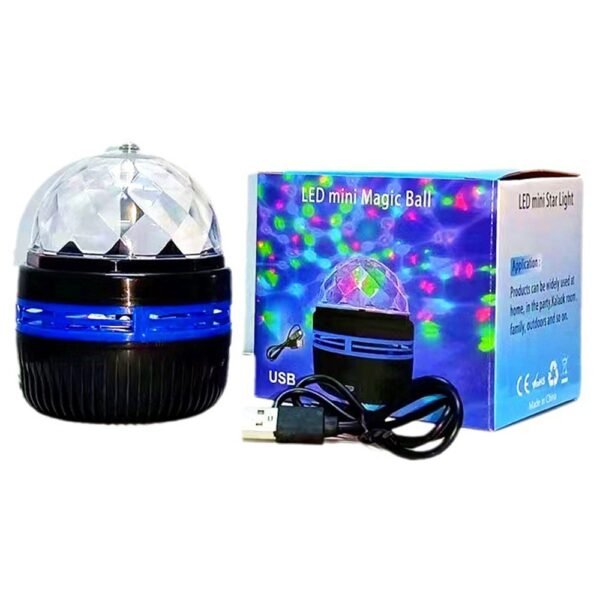 Crystal Projector Light, Multifunctional 7 Color Projector Night Light