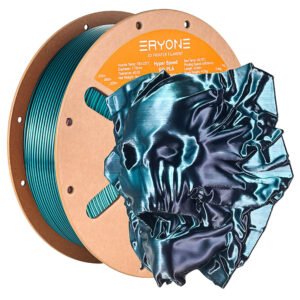 ERYONE Hyper PLA Silk Dual-color Filament 1kg - Dark Green & Black