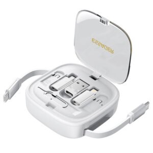 ESSAGER Type-C To Type-C Data Cable with Storage Box White
