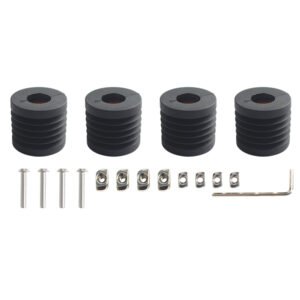 FYSETC Anti Vibration Feet with Isolation Column for Bambu Lab P1/X1, Ender 3, Prusa i3, Voron