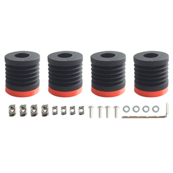 FYSETC Anti Vibration Feet with Printed Copies for Bambu Lab P1/X1, Ender 3, Prusa i3, Voron