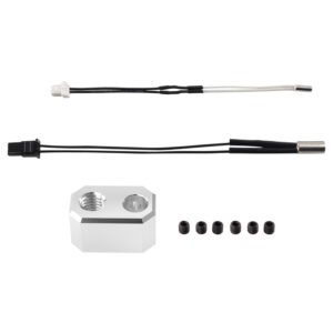 FYSETC Heater Cartridge, Thermometer Line, and Heating Block Kit for Prusa MK4 3D Printer