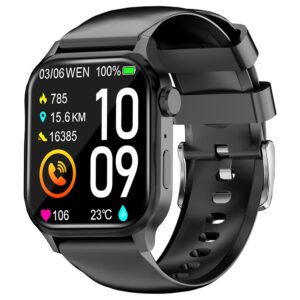 G93 Smartwatch Health Tracker, 1.85-inch Touchscreen, Bluetooth Phone Call, 24-hour Heart Rate Monitoring, 100+ Sport Modes