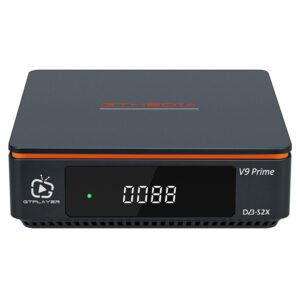 GTMEDIA V9 Prime Satellite Receiver, DVB-S/S2/S2X, HEVC 10Bit, Built-in 2.4G WiFi, Support CA Card, Biss Auto Roll - US Plug