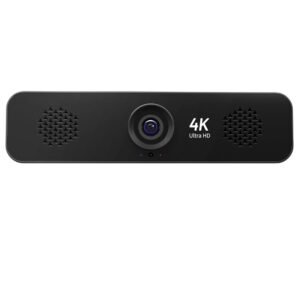GUCEE G03-4K3X All-in-one Audio-visual Webcam, 4K Ultra HD, 115° Wide Angle, 3x Optical Zoom, 12m Voice Pickup, Plug and Play