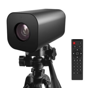 GUCEE G05-4K10X Plus Streaming Camera, 4K Ultra HD, Al Face Tracking, 10x Optical Zoom, 1s Rapid Focus, HDR &3D Noise Reduction