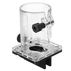 Ganwei 2 in 1 Woodworking Trimmer Holder Invisible Connector Slotter Frame