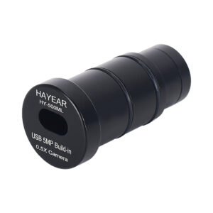 HAYEAR 5MP Digital Eyepiece, Type-C USB2.0 Connection, 0.5X Ocular Adapter, for Stereo Biological Microscope