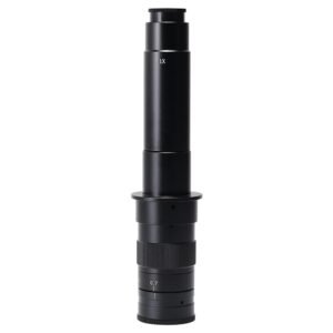 HAYEAR 300X Microscope Camera C-Mount Lens, Adjustable Monocular Zoom