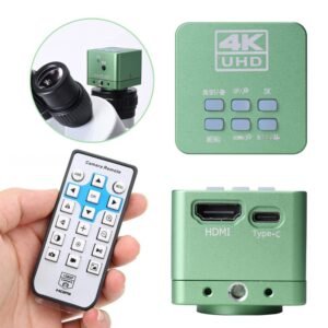 HAYEAR 41MP Digital Microscope Camera, HDMI USB Port, Ultra HD 4K 2160P, Remote Control, Industrial Video Recorder - EU Plug