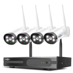 Hiseeu 10CH NVR 3MP WiFi Security Camera System Kit