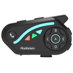 Houtonsen V8 Plus Motorcycle Helmet Headset 1Pc Pack