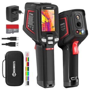 KAIWEETS KTI-W02 PRO Thermal Camera (256x192 IR) w/ -20℃~550℃ Range, PIP/Fusion Modes & 16GB Card