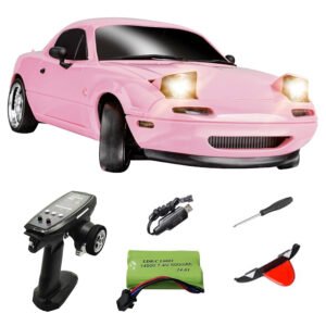 LD 1804 1/18 RC Drift Car 2.4GHz RWD RC Vehicle Toy - Pink