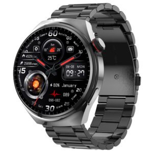 LEMFO LF38 Smartwatch Black Steel Watchband