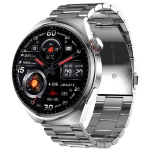 LEMFO LF38 Smartwatch Silver Steel Watchband