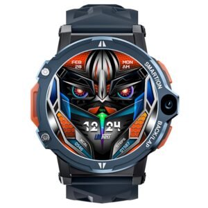 LOKMAT APPLLP 6 Pro 4G LTE Phone Watch, 3GB RAM 64GB ROM, Heart Rate Monitor, Support 2.4G WiFi, Beidou, GPS - Blue