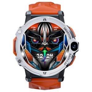 LOKMAT APPLLP 6 Pro 4G LTE Phone Watch, 3GB RAM 64GB ROM, Heart Rate Monitor, Support 2.4G WiFi, Beidou, GPS - Silver