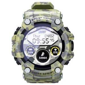 LOKMAT ATTACK Bluetooth Smartwatch 1.28 inch TFT Touch Screen Green