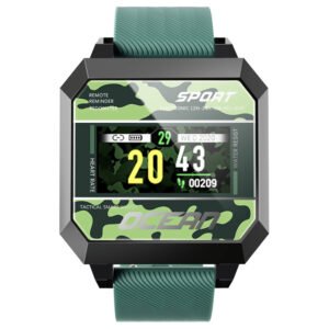 LOKMAT Ocean 2 Sport Smart Watch Fitness Tracker Anti-fatigue Heart Rate Clock for Android4.4 and iOS8.0 Green